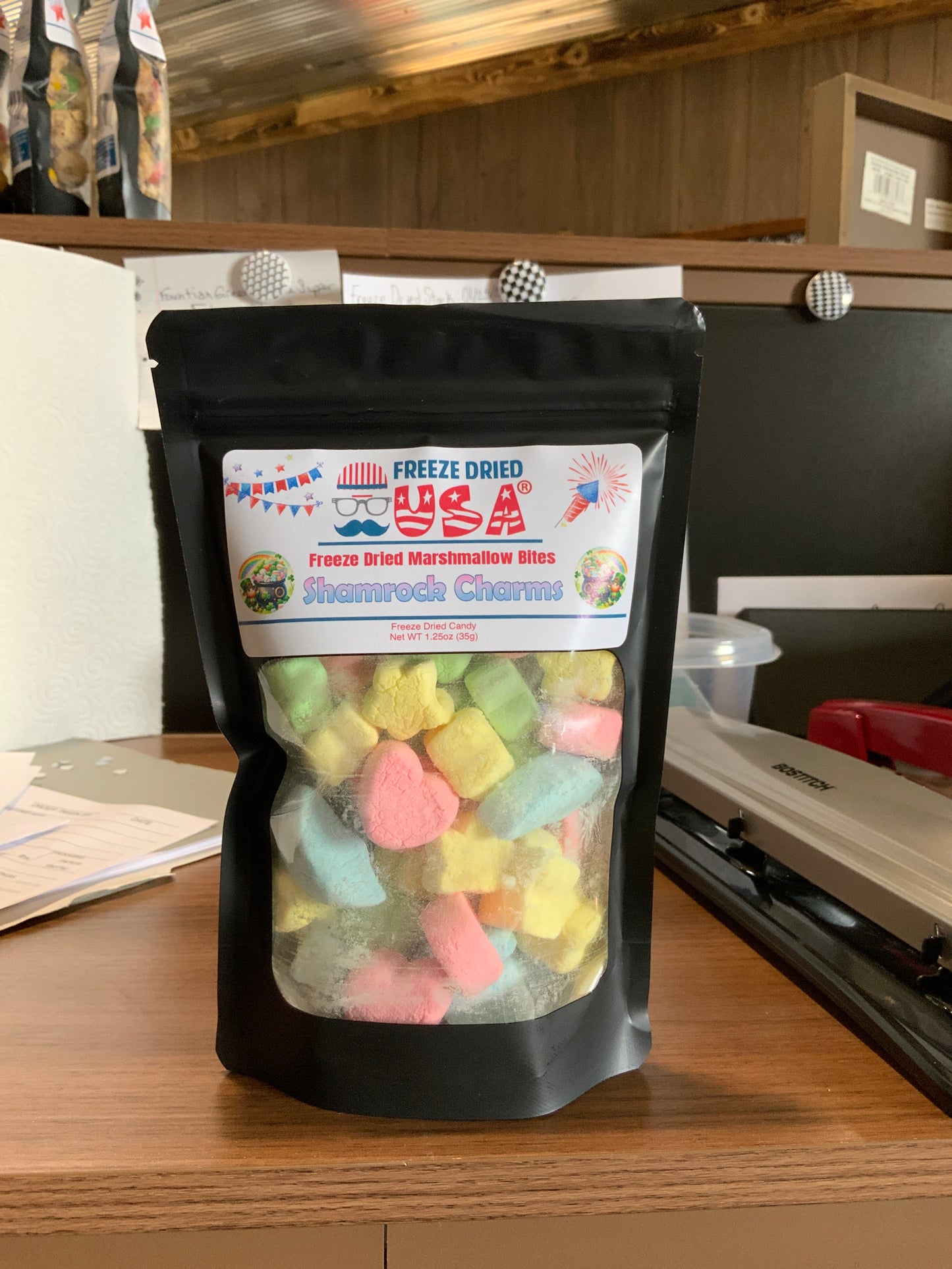 Freeze Dried Shamrock Charms