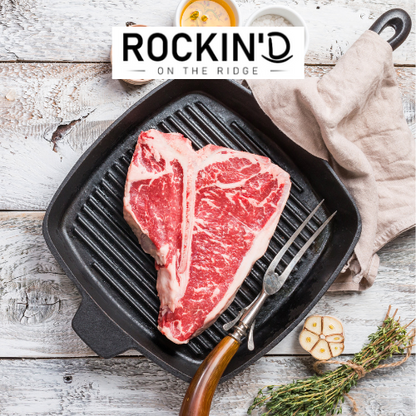 T-Bone Steak from Rockin' D On The Ridge in La Harpe, IL