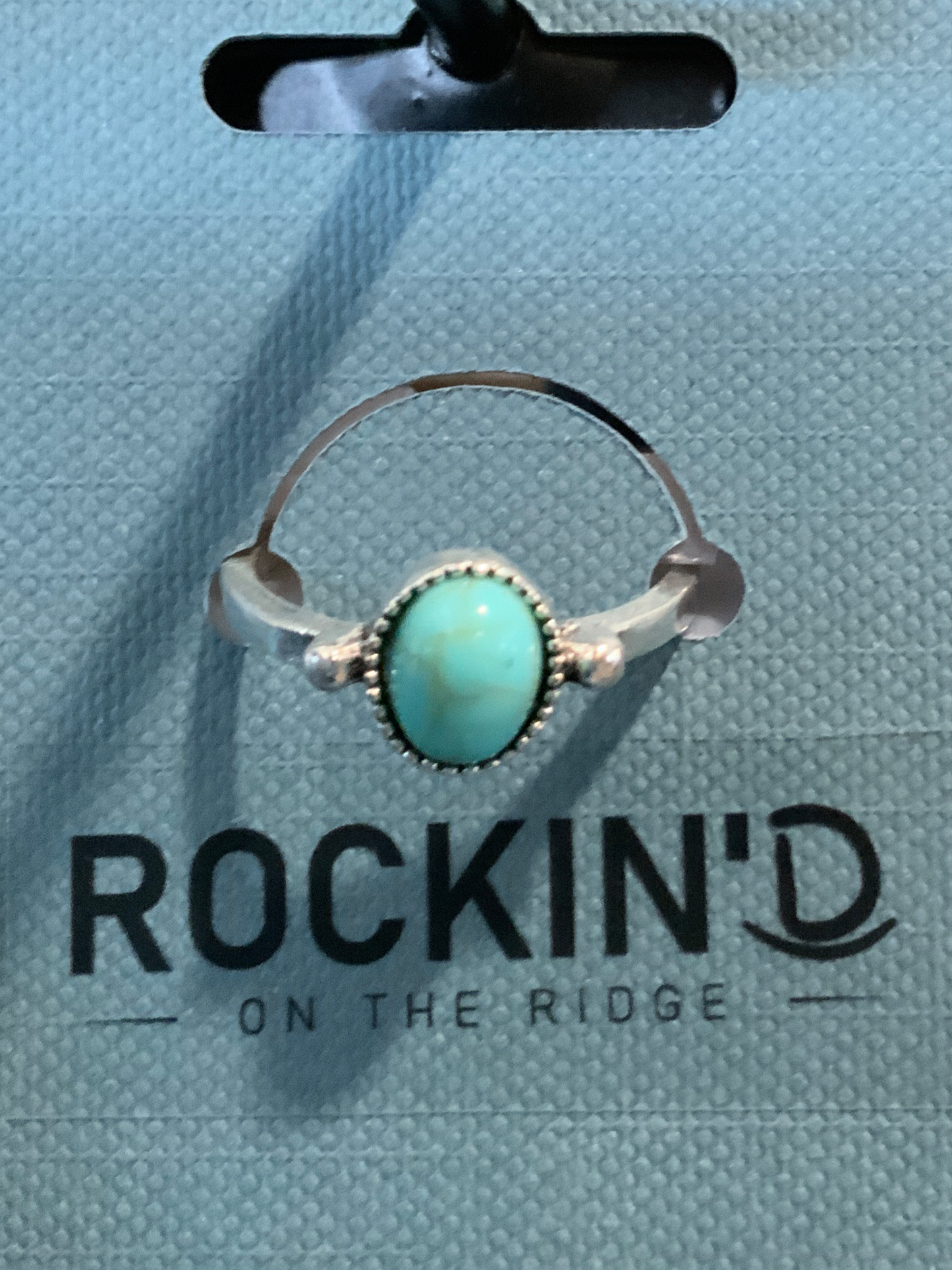 Turquoise Oval Ring