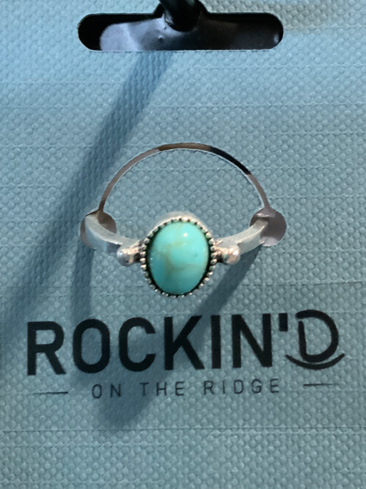 Turquoise Oval Ring