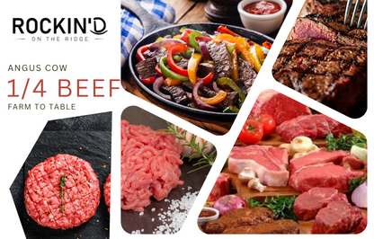 1/4 Angus Beef Pre-Order Custom Cut for August 2026 Harvest **DEPOSIT ONLY** from Rockin' D On The Ridge in La Harpe, IL