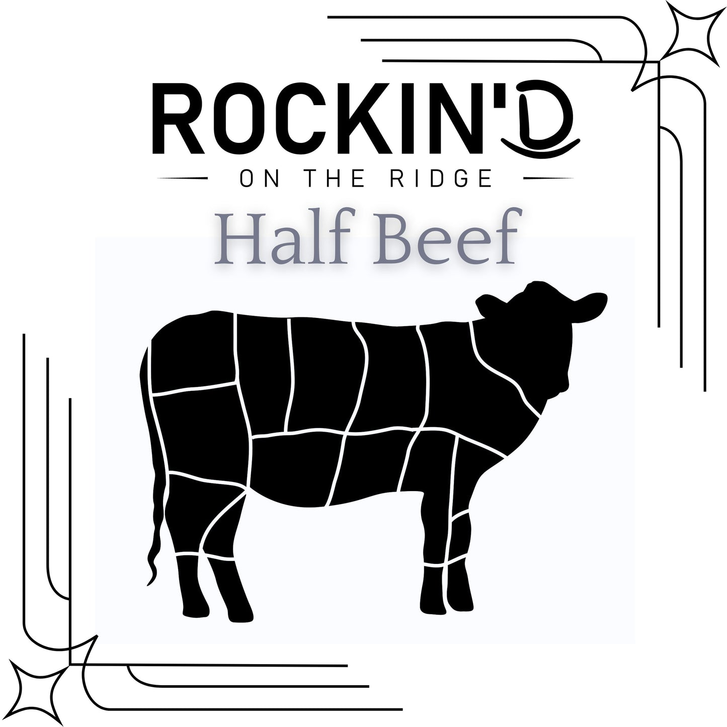 Custom Cut 1/2 Beef Pre-Order Summer Harvest June 2024 *DEPOSIT ONLY*