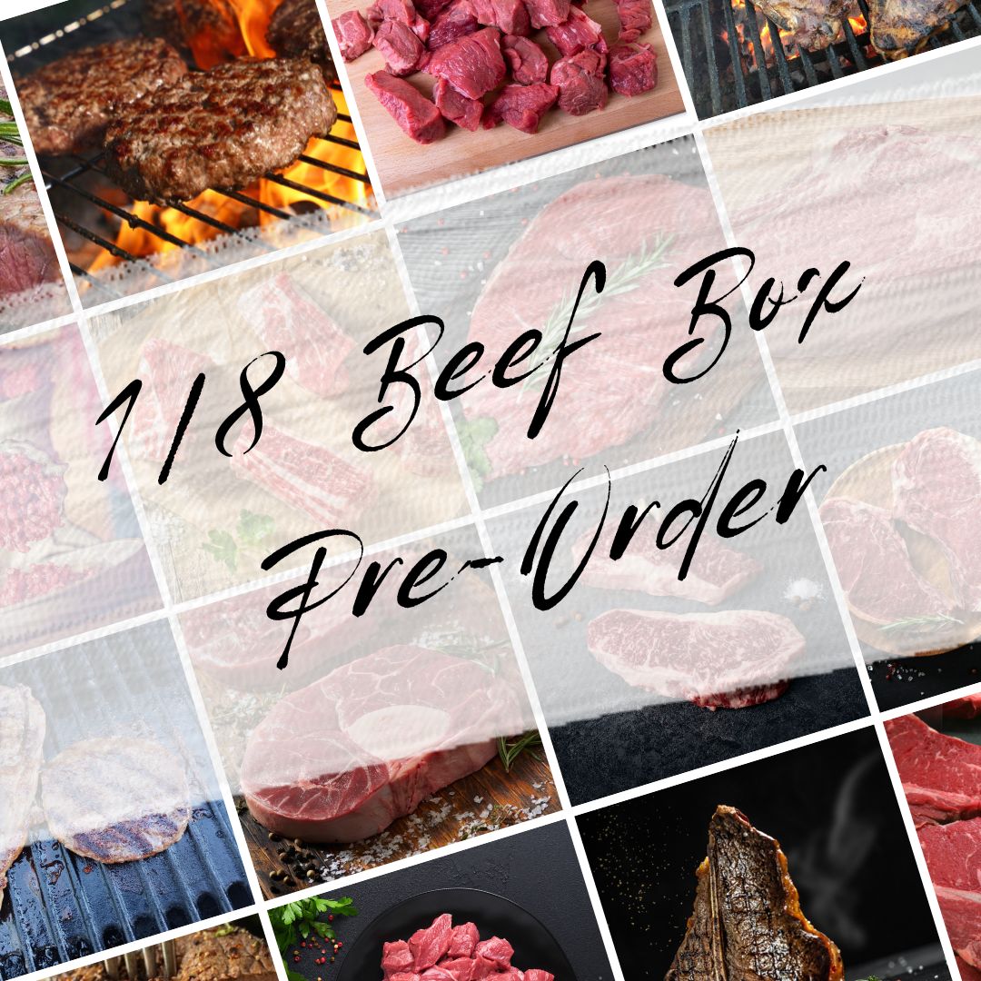 1/8 Beef PRE-ORDER for April 2026 **Deposit Only**